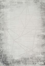 Desire Rugs Novu Modern Abstract Geometric Living Room Area Rug Metallic- Mirage Grey - Size: 120 cm x 170 cm - thumbnail 2