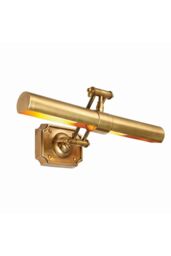 Netlighting Winchester 2 Light Picture Wall Light Lamp Brass LED E14 in Gold