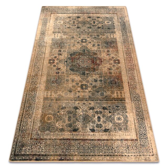 RugsX Wool Omega Rug in Yellow - Size: 135 cm x 200 cm - image 1