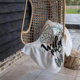 Benjamin Tate Design Cute Print In Boho Style Blanket in Natural - Size: 120 cm x 150 cm - thumbnail 4
