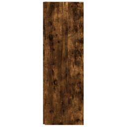 Berkfield Home Classic Corner Cabinet Smoked Oak 33x33x100 cm Engineered Wood in Brown - Size: 33 x 33 x 100 cm - thumbnail 6