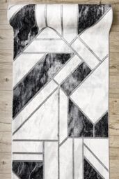 RugsX Exclusive Emerald Runner in Black - Size: 120 cm x 410 cm - thumbnail 5