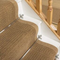 runrug Beige Aztec Stair Carpet Runner - Size: 80 cm x 720 cm - thumbnail 4