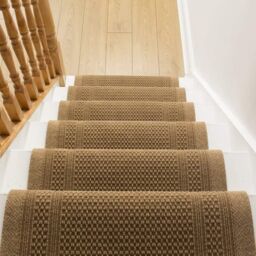 runrug Beige Aztec Stair Carpet Runner - Size: 80 cm x 720 cm - thumbnail 6