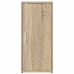 Berkfield Home Shoe Cabinet Sonoma Oak 32x35x70 cm Engineered Wood in Light Tan - Size: 32 x 35 x 70 cm - thumbnail 4