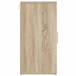 Berkfield Home Shoe Cabinet Sonoma Oak 32x35x70 cm Engineered Wood in Light Tan - Size: 32 x 35 x 70 cm - thumbnail 6