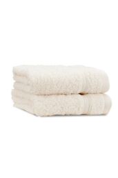 Catherine Lansfield 'Zero Twist' Face Cloth Pair in Cream - thumbnail 5