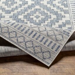 Livabliss Tuareg-Global Modern Graphic In- & Outdoor Rug in Dark Blue - Size: 120 cm x 170 cm - thumbnail 4