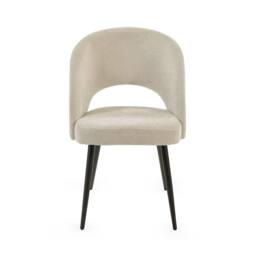 Cheshire Elowen Elegant Calico Dining Chairs - Set of 2 in Ecru - thumbnail 3