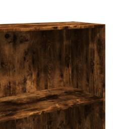 Berkfield Home Bookcase Smoked Oak 60x30x189 cm Engineered Wood in Brown - Size: 60 x 30 x 189 cm - thumbnail 7