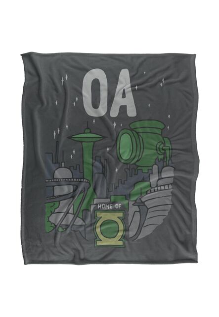 Warner Brothers Green Lantern Officially Licensed Silky Touch Super Soft Throw Blanket 152 x 127 cm in White - image 1