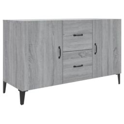 Berkfield Home Sideboard Grey Sonoma 100x36x60 cm Engineered Wood - Size: 100 x 36 x 60 cm - thumbnail 2