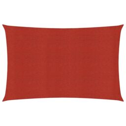 Berkfield Home Sunshade Sail 160 g/m ² Red 2x5 m HDPE - thumbnail 1
