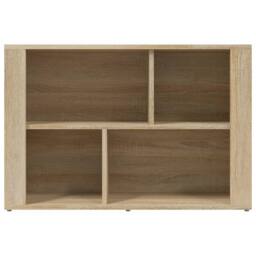 Berkfield Home Sideboard Sonoma Oak 80x30x54 cm Engineered Wood in Light Oak - Size: 80 x 30 x 54 cm - thumbnail 5