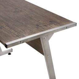 Berkfield Home Corner Desk Brown Engineered Wood - thumbnail 5