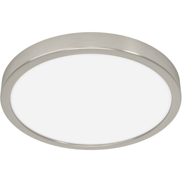 Loops Modern Satin Nickel Round Ceiling Light for Contemporary Indoor Spaces in Metallics - image 1