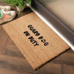 Artsy Mats Guard Dog On Duty Coir Doormat (60 x 40cm) in Brown - Size: 40 cm x 60 cm - thumbnail 2