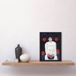 "Artery8 The Lost Felice Oil Painting Marsden Hartley Framed Wall Art Print - Size: W12"" x H16""" - thumbnail 4