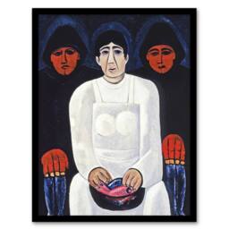 "Artery8 The Lost Felice Oil Painting Marsden Hartley Framed Wall Art Print - Size: W12"" x H16""" - thumbnail 1