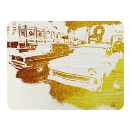 Benjamin Tate Design Cool Cars Blanket in Natural - Size: 120 cm x 150 cm - thumbnail 1