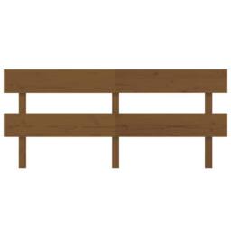 Berkfield Home Bed Headboard Honey Brown 184x3x81 cm Solid Wood Pine - Size: 184 x 3 x 81 cm - thumbnail 3