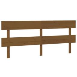 Berkfield Home Bed Headboard Honey Brown 184x3x81 cm Solid Wood Pine - Size: 184 x 3 x 81 cm - thumbnail 1