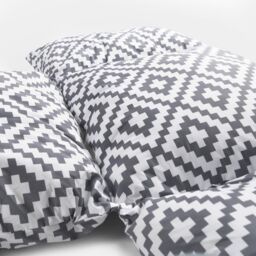 OHS Egg Chair Cushion Large Headrest Pillow Outdoor Garden Water Resistant in Light Grey - thumbnail 4