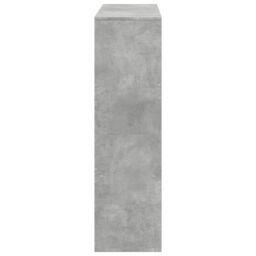 Berkfield Home Book Cabinet/Room Divider Concrete Grey 100x33x115 cm - Size: 100 x 33 x 115 cm - thumbnail 5