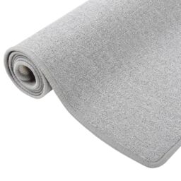 Berkfield Home Carpet Runner Light Grey 50x300 cm - Size: 100 cm diameter - thumbnail 2