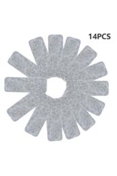 Living and Home 14Pcs Non-Slip Adhesive Stair Treads(55 x 20cm) in Grey - Size: 55 x 20 cm - thumbnail 2