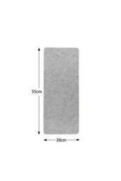 Living and Home 14Pcs Non-Slip Adhesive Stair Treads(55 x 20cm) in Grey - Size: 55 x 20 cm - thumbnail 3