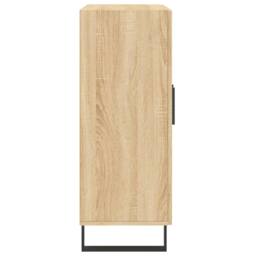 Berkfield Home Sideboard Sonoma Oak 69.5x34x90 cm Engineered Wood in Light Brown - thumbnail 7