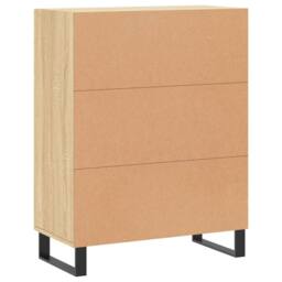 Berkfield Home Sideboard Sonoma Oak 69.5x34x90 cm Engineered Wood in Light Brown - thumbnail 8