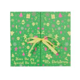FLAVORA Empty Christmas 24 Days Countdown Gift Boxes Xmas in Green - Size: 100 cm x 60 cm - thumbnail 3