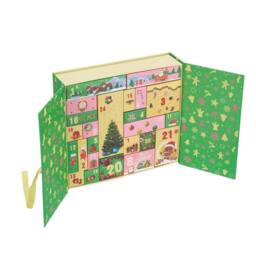 FLAVORA Empty Christmas 24 Days Countdown Gift Boxes Xmas in Green - Size: 100 cm x 60 cm - thumbnail 6