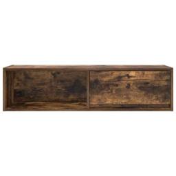 Berkfield Home TV Cabinets 2 pcs Smoked Oak 100x31x25.5 cm Engineered Wood in Brown - thumbnail 7