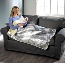 mysmartbuy Zero Degree Ultimate Heat Retaining Blanket - 146 x 94cm Soft, Lightweight, Reversible & Water-Resistant Polyester Fleece Throw