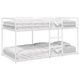 Berkfield Home Bunk Bed without Mattress White 90x190 cm Steel - thumbnail 2