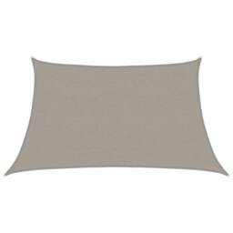 Berkfield Home Sunshade Sail 160 g/m¬≤ Trapezium Light Grey 3/4x2 m HDPE - thumbnail 2