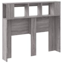 Berkfield Home LED Headboard Grey Sonoma 120x18.5x103.5 cm Engineered Wood - thumbnail 8