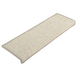 Berkfield Home Stair Mats Self-adhesive 15 pcs Silver 65x21x4 cm - Size: Medium - thumbnail 3