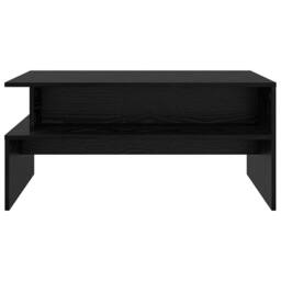 Berkfield Home Traditional Coffee Table Black oak 90 x 55 x 42.5 cm Engineered wood - thumbnail 5