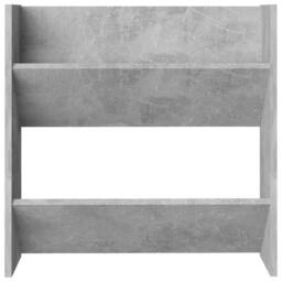 Berkfield Home Wall Shoe Cabinets 2 pcs Concrete Grey 60x18x60 cm Engineered Wood - Size: 60 x 18 x 60 cm - thumbnail 6
