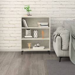 Berkfield Home Sideboard Concrete Grey 69.5x32.5x90 cm Engineered Wood - thumbnail 6