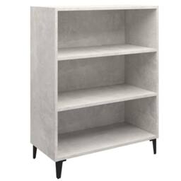 Berkfield Home Sideboard Concrete Grey 69.5x32.5x90 cm Engineered Wood - thumbnail 3