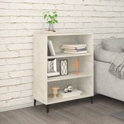 Berkfield Home Sideboard Concrete Grey 69.5x32.5x90 cm Engineered Wood - thumbnail 2
