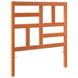 Berkfield Home Stunning Bed Headboard Wax brown 80.5 x 4 x 104 cm Solid pine wood - thumbnail 6
