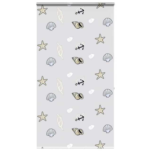 Berkfield Home Shower Roller Blind with Cassette 130x240 cm Fabric Width 126 cm in Black - image 1
