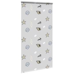Berkfield Home Shower Roller Blind with Cassette 130x240 cm Fabric Width 126 cm in Black - thumbnail 3
