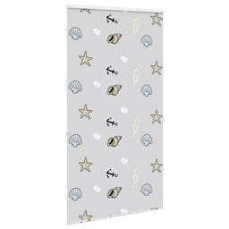 Berkfield Home Shower Roller Blind with Cassette 130x240 cm Fabric Width 126 cm in Black - thumbnail 4